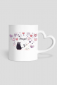 kubek, serduszko - cats i love you
