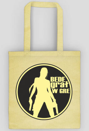 Bede grał w gre - torba z nadrukiem