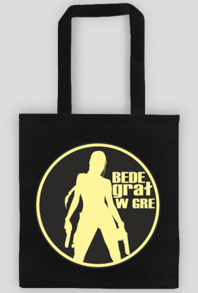 Bede grał w gre - torba z nadrukiem