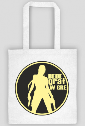 Bede grał w gre - torba z nadrukiem