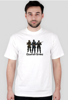 Koszulka z Postaciami i napisem "Counter Strike"