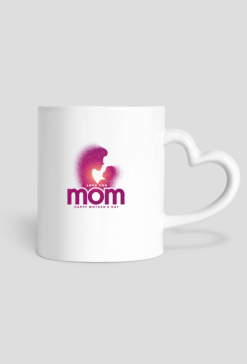 kubek, serduszko - dzień mamy, love you mom