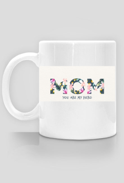 kubek - dzień matki, mom hero