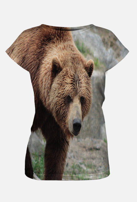 Koszulka damska Niedźwiedź Brunatny