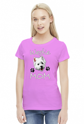 Koszulka Damska Westie Mom