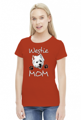 Koszulka Damska Westie Mom
