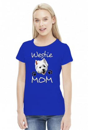 Koszulka Damska Westie Mom