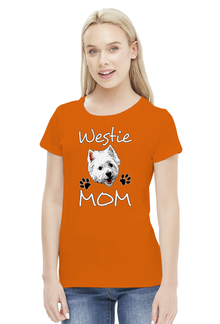 Koszulka Damska Westie Mom