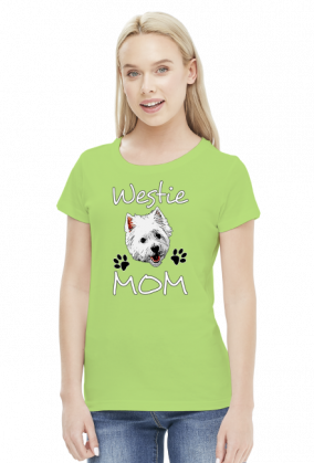 Koszulka Damska Westie Mom