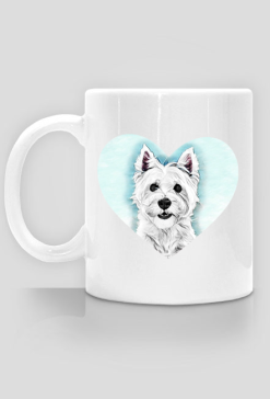 Kubek I love Westie West Highland White Terrier