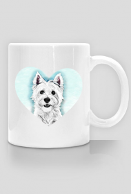 Kubek I love Westie West Highland White Terrier