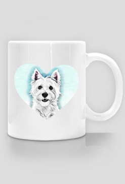 Kubek I love Westie West Highland White Terrier