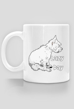 Kubek Lazy Day Westie West Highland White Terrier