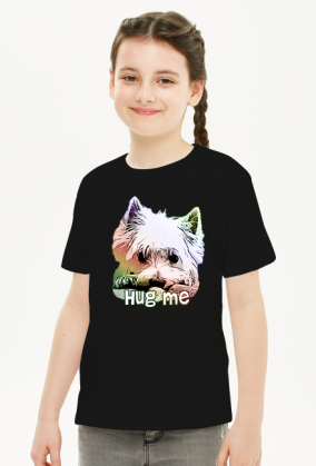 Dziecięca Koszulka Westie Hug Me West Highland White Terrier