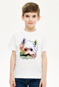 Dziecięca Koszulka Westie Hug Me West Highland White Terrier