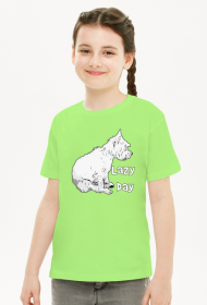 Dziecięca Koszulka Westie Lazy Day West Highland White Terrier