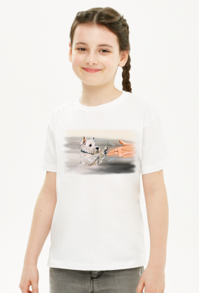 Dziecięca Koszulka Westie Bang Bang West Highland White Terrier