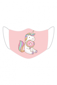 maseczka kolorowa jednorożec