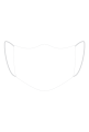 maseczka biała klasyczna