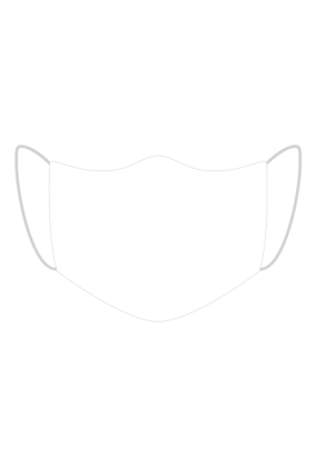 maseczka biała klasyczna