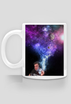 Elon Piżmo kosmos blancior kubek