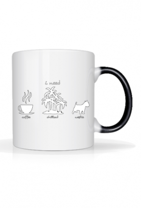 Kubek I Need Coffee Chillout Westie West Highland White Terrier