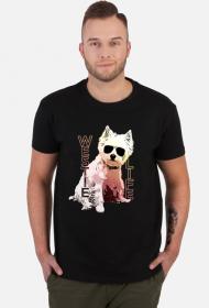 Męska Koszulka Westie Life West Highland White Terrier