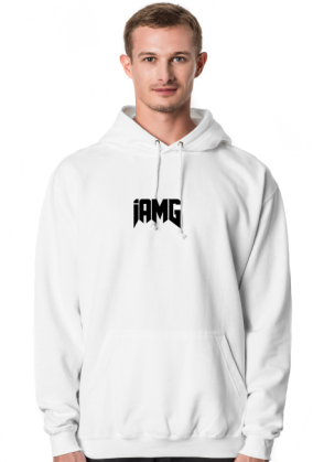Classic "IAMG" White Hoodie