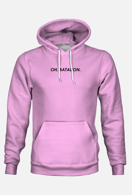 Hoodie OH,BATALION. (PINK)
