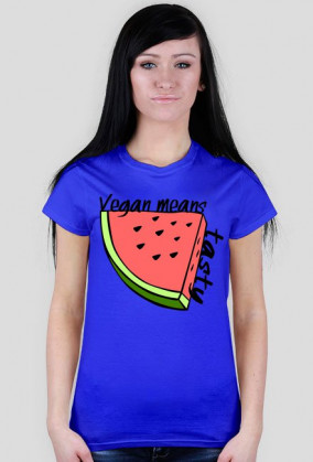 T-shirt Vegan means tasty