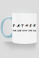 Father - the one with the kid kubek z kolorowym uchem