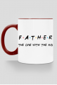 Father - the one with the kid kubek z kolorowym uchem