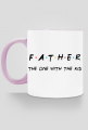 Father - the one with the kid kubek z kolorowym uchem