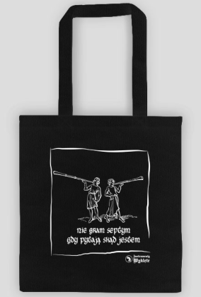 Nie gram septym - torba czarna