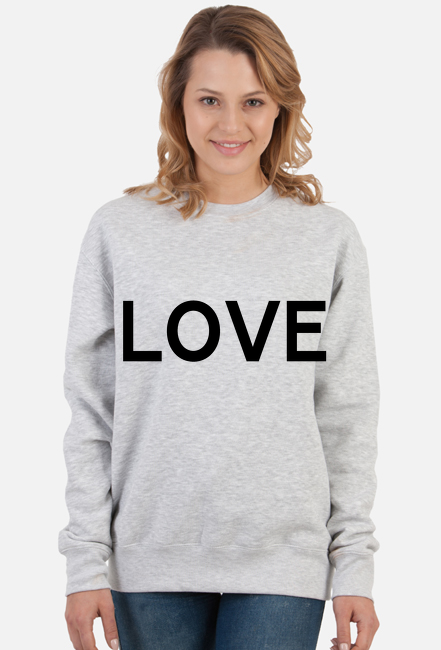 LOVE bluza szara