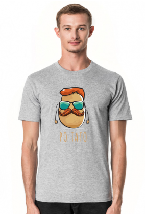Koszulka Męska - PoTato (Prezent na Dzień Ojca)