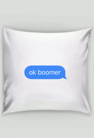 Poduszka - "ok boomer"