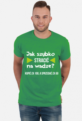 Koszulka męska, czarna - Jak szybko stracić na wadze?
