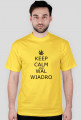 T-Shirt Keep Calm And Wal Wiadro Black