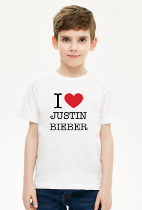 Justin Bieber t-shirt dziecięcy