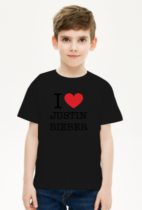 Justin Bieber t-shirt dziecięcy