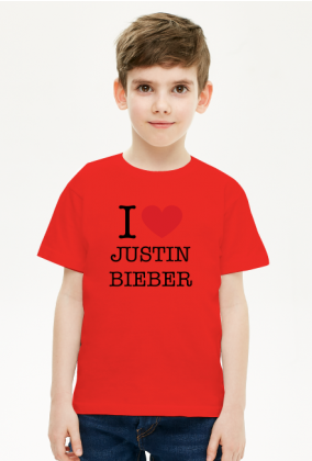 Justin Bieber t-shirt dziecięcy