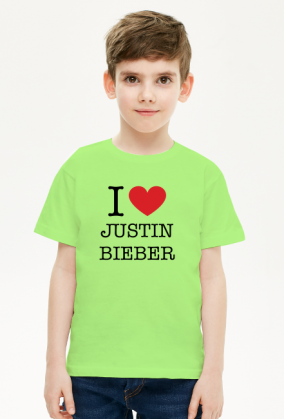 Justin Bieber t-shirt dziecięcy