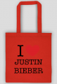 I love Justin Bieber torba eco