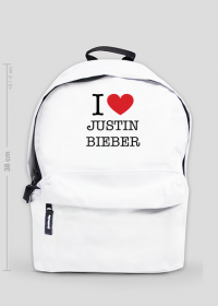 I love Justin Bieber plecak mały