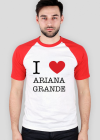 Ariana Grande t-shirt baseball męski