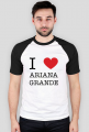 Ariana Grande t-shirt baseball męski