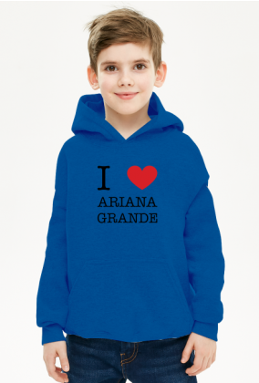 Ariana Grande bluza dziecięca chłopięca z kapturem