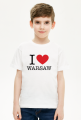 I love Warsaw Kocham Warszawę t-shirt chłopięcy