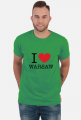 I love Warsaw Kocham Warszawę T-shirt męski